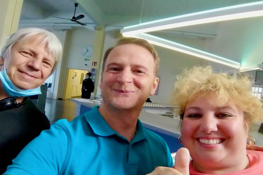 Am Set mit Andreas Dresen und Meltem Kaptan