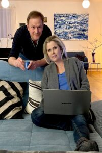 Dreh mit Michaela Schaffrath Februar 2022