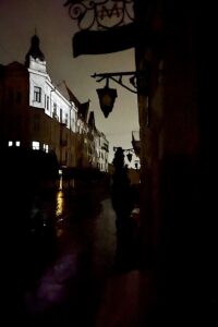 Cernowitz Ukraine Nachtverdunkelung Oktober 2022