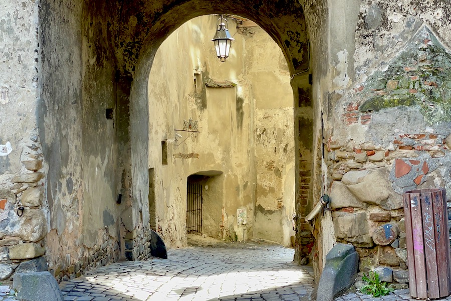 mein Drehort in Sighisoara Rumänien