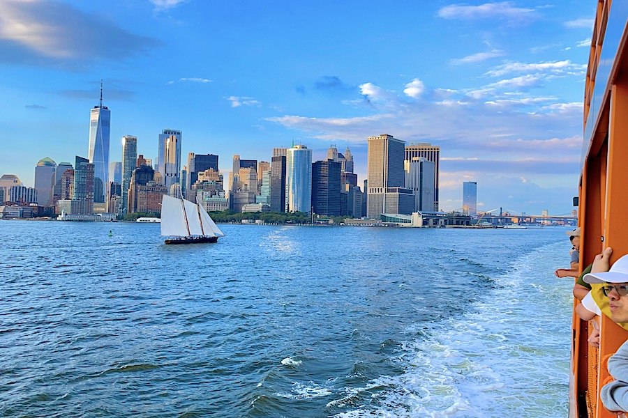 Fähre nach Staten Island USA